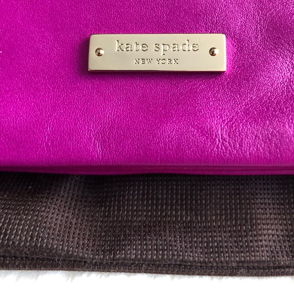 Kate Spade NWT Fuchsia Leather Shoulder Bag - Picture 6 of 8